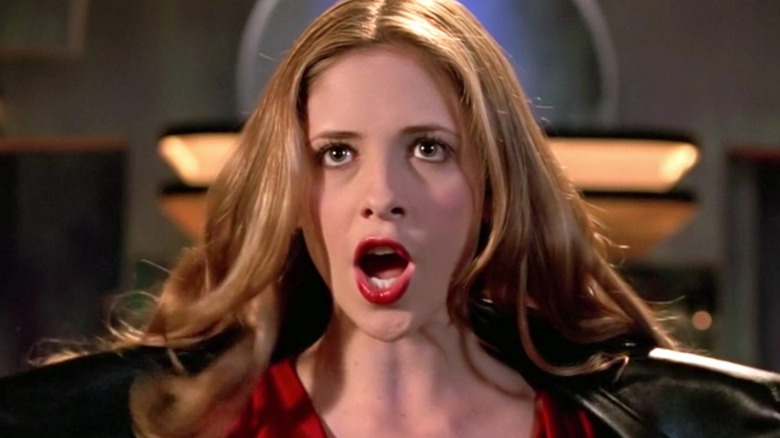 Buffy singing in musical