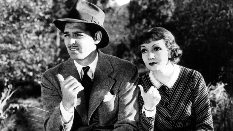 It Happened One Night's Peter and Ellie hitchhike