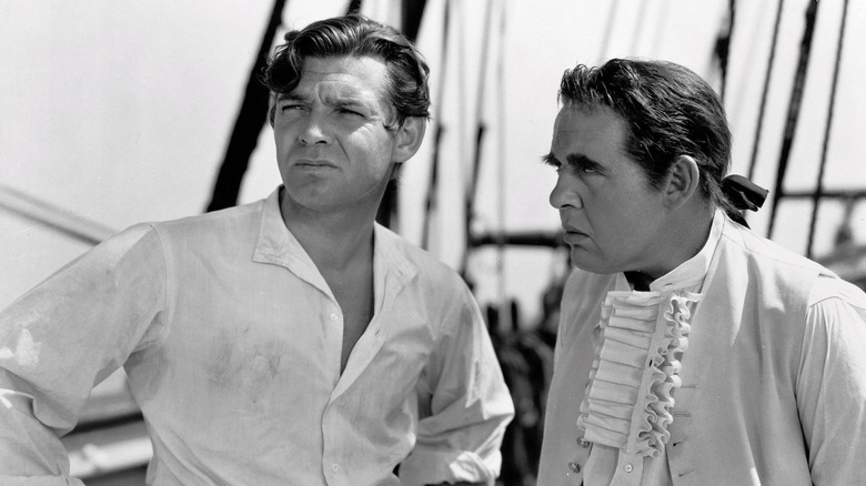 Mutiny on the Bounty's Bligh glares at Christian