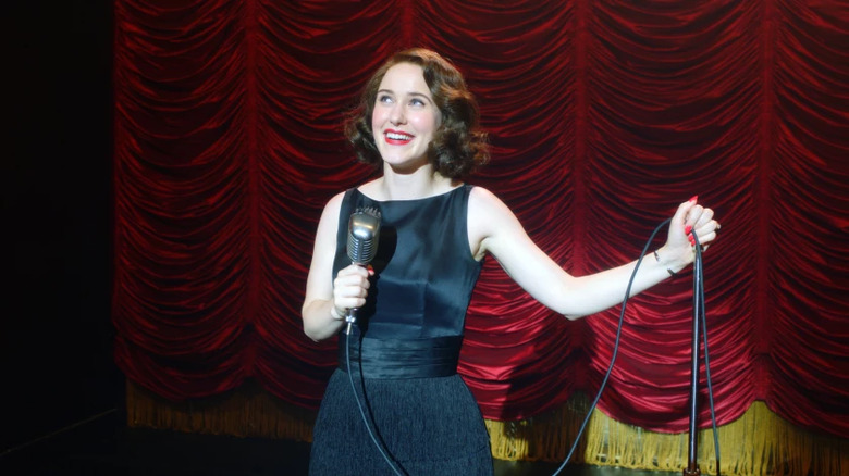 Rachel Brosnahan in "The Marvelous Mrs. Maisel"