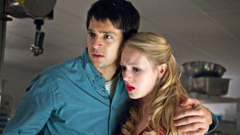 Emma Bell and Nicholas D'Agosto in Final Destination 5