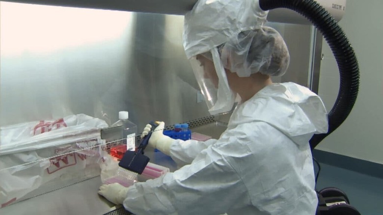 Science technician in "Totally Under Control"