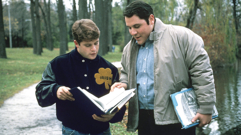 Sean Astin and Jon Faverau in "Rudy"