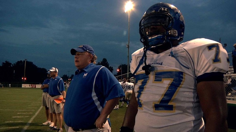 Coach Bill Courtney and his players in "Undefeated"