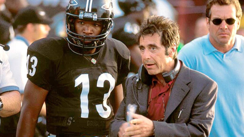Al Pacino and Jamie Foxx in "Any Given Sunday"
