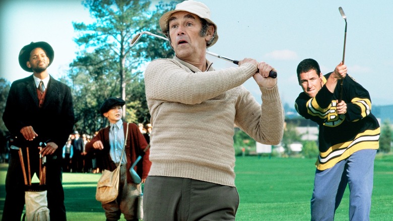 Golf movie collage