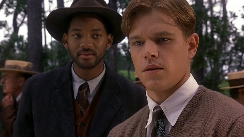 Bagger Vance and Junuh in a crowd