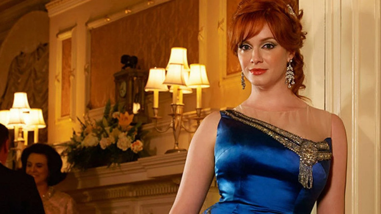Joan blue dress