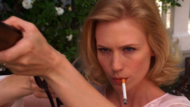 Betty shooting gun