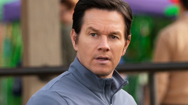 Mark Wahlberg looking serious