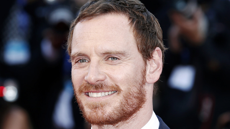 Michael Fassbender smiling