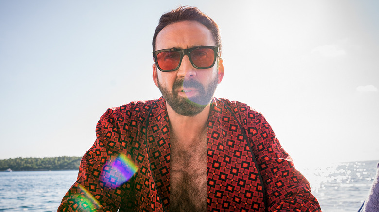 Nicolas Cage in The Unbearable Weight of Massive Talent