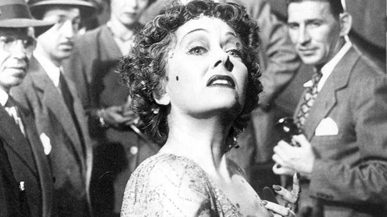 Norma Desmond ready for her close up in Sunset Boulevard