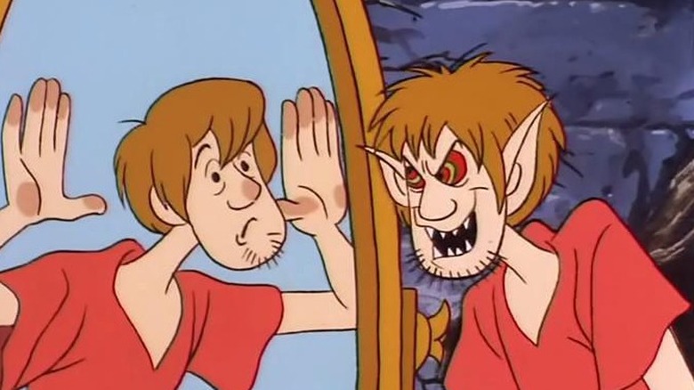 Werewolf Shaggy and mirror