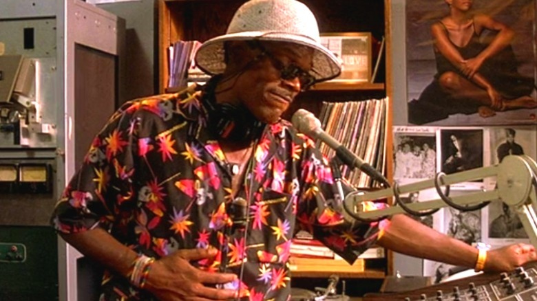 Love Daddy behind the microphone