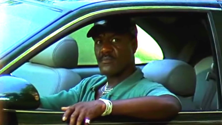 Rodney Little cruising in a car
