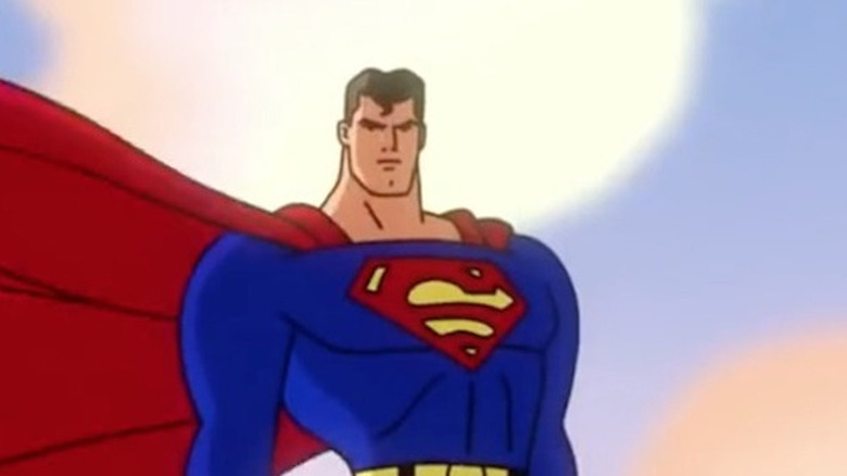 Superman standing proud