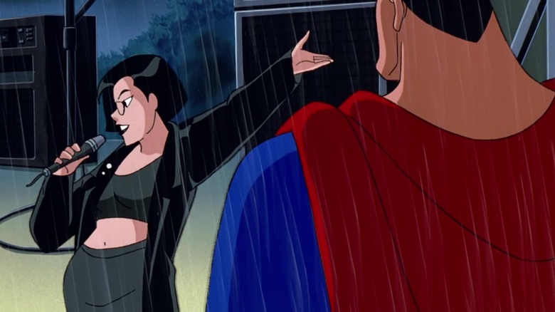 A shock jock badmouths Superman on stage