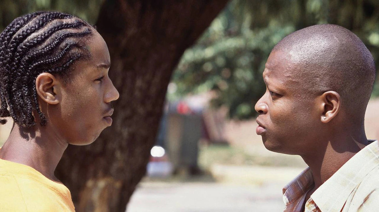 Lawrence Gilliard Jr. and Michael B. Jordan in The Wire