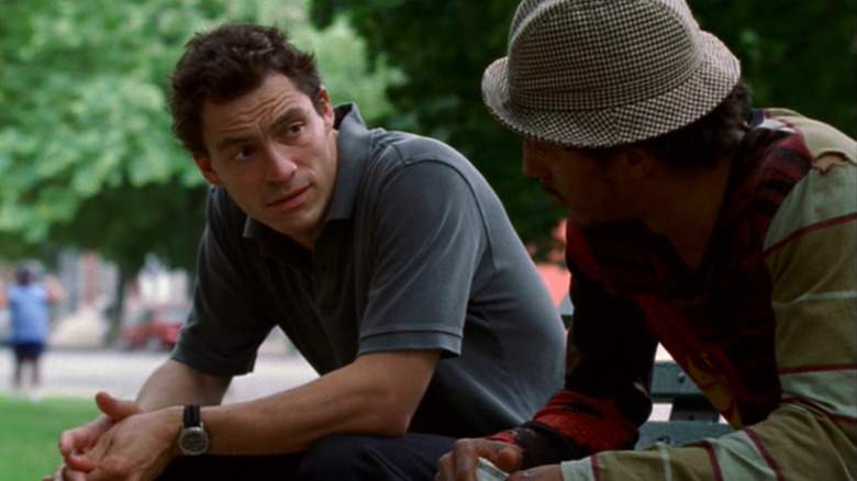 McNulty and Bubbles in The Wire