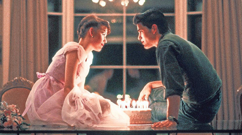 Samantha and Jake with birthday cake