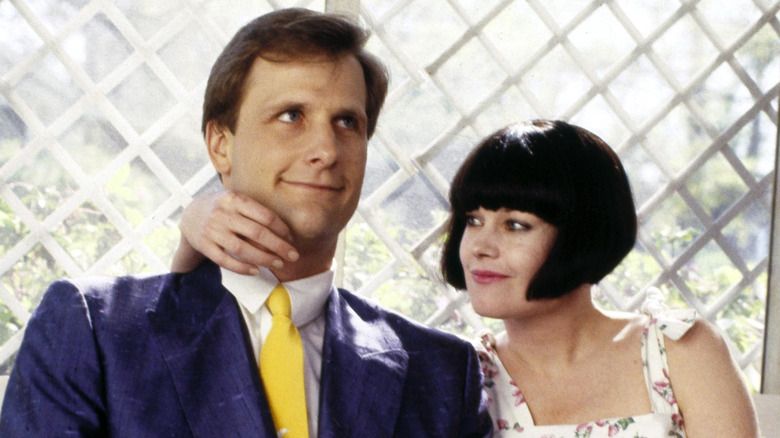 Melanie Griffith puts hand on Jeff Daniels