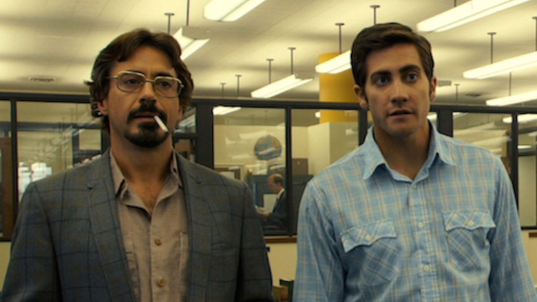 Robert Downey Jr, Jake Gyllenhaal in Zodiac