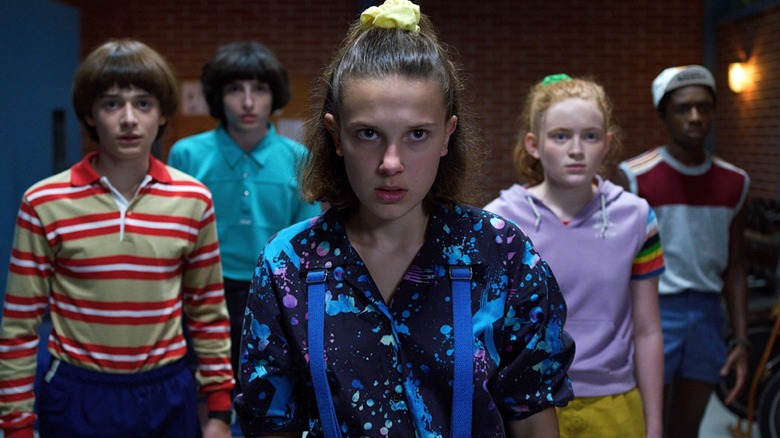 Millie Bobby Brown as Eleven in Stranger Things