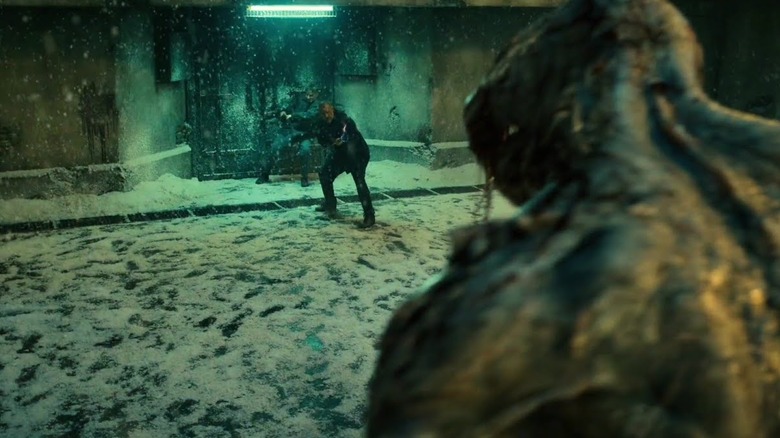 The Demogorgon attack in Stranger Things Season 4