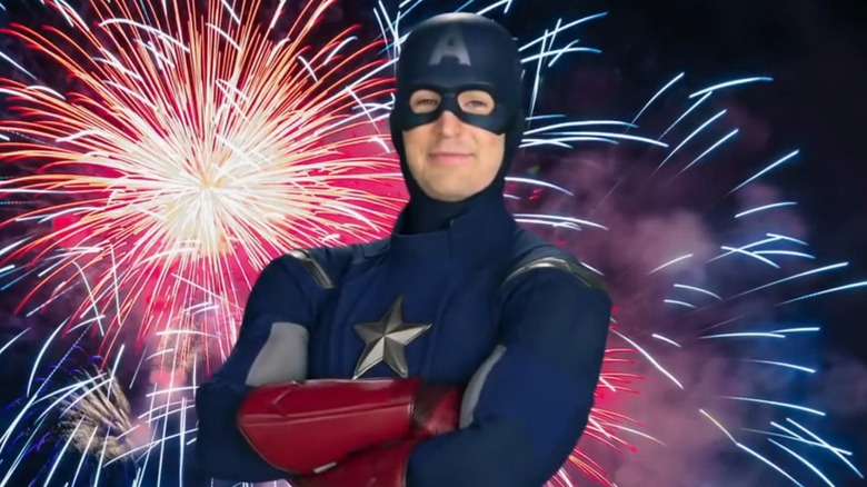 Rappin' with Cap PSA fireworks Spider-Man Homecoming