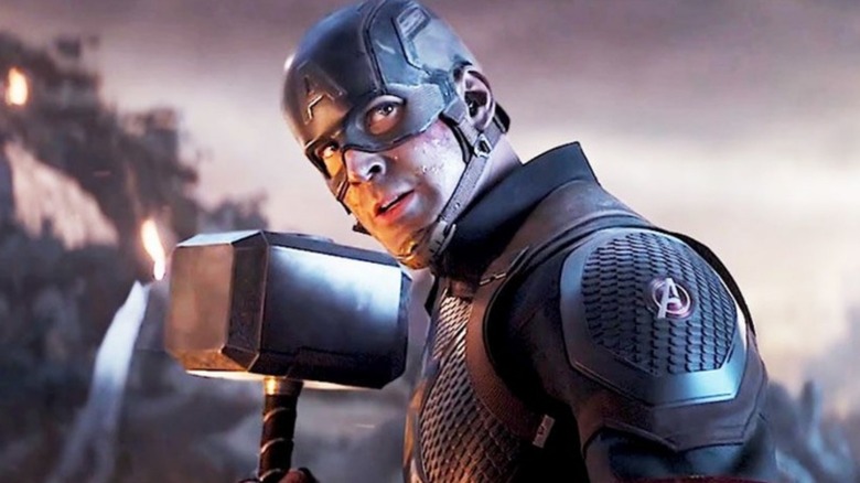 Captain America Mjolnir Avengers Endgame