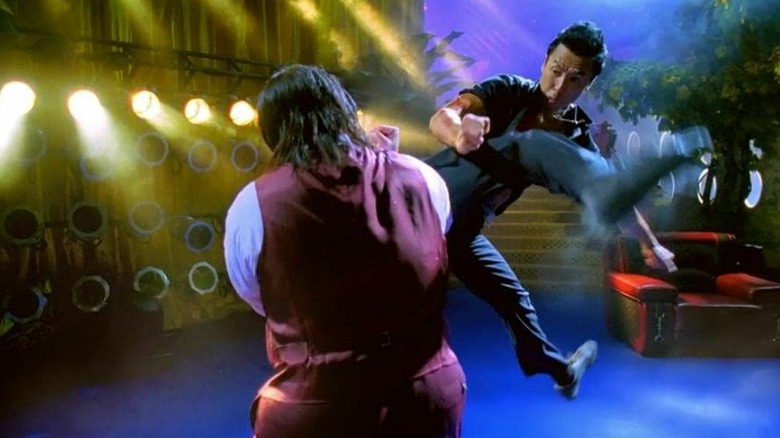 Donnie Yen kicks Sammo Hung