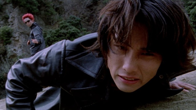 Tak Sakaguchi on the ground