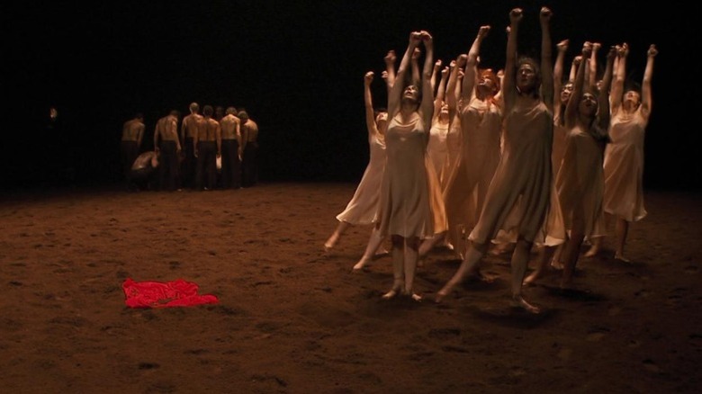 Tanztheater Wuppertal dancers performing The Rite of Spring in Pina