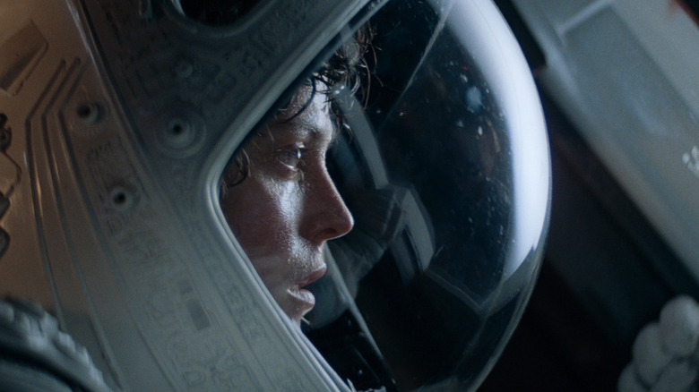 Alien Ripley in space