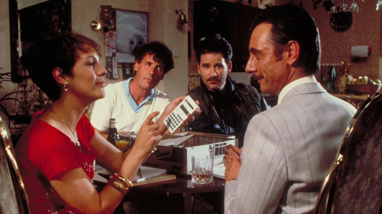 A Fish Called Wanda cast at table