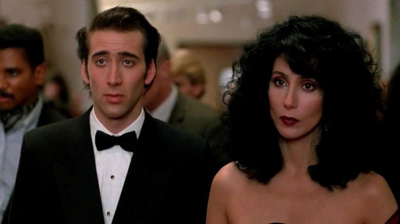 Nicolas Cage and Cher in Moonstruck
