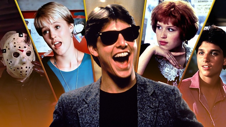 Tom Cruise in Risky Business, Molly Ringwald in Pretty in Pink, Ralph Macchio in The Karate Kid, Mary Stuart Masterson in Some Kind of Wonderful, Jason in Friday the 13th Part IV