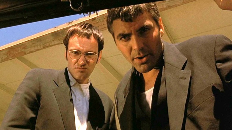 dusk till dawn clooney tarantino looking shocked