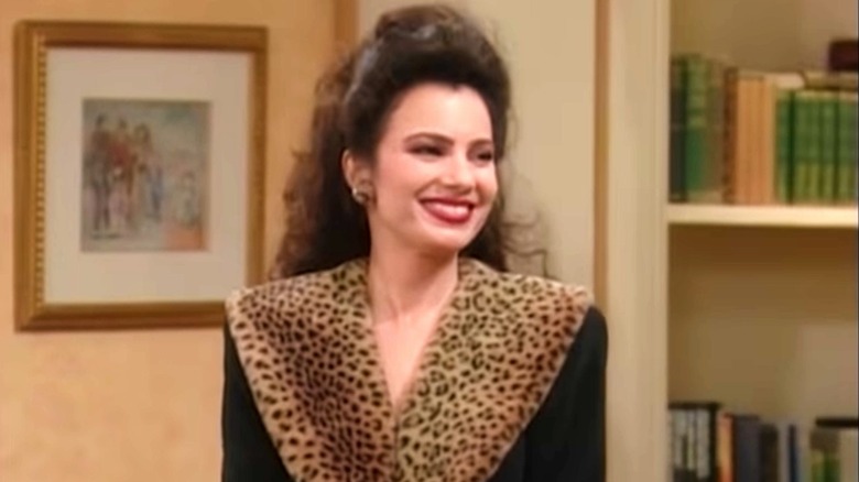 Fran Fine (Fran Drescher) smiles widely in The Nanny