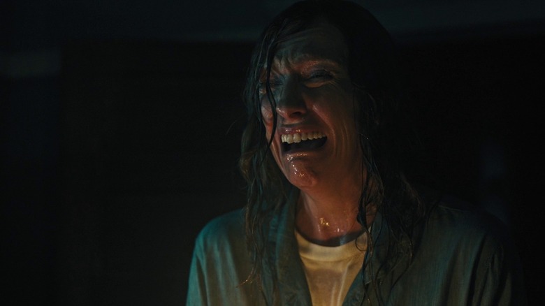 Toni Collette as Annie in Hereditary, sobbing hysterically