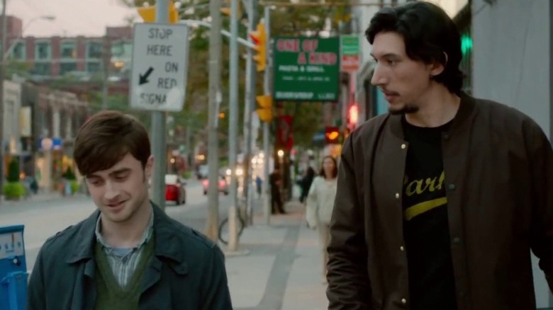 Wallace and Allan walking and talking