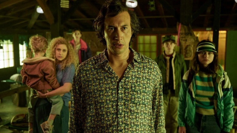 Adam Driver as Jack looking worried