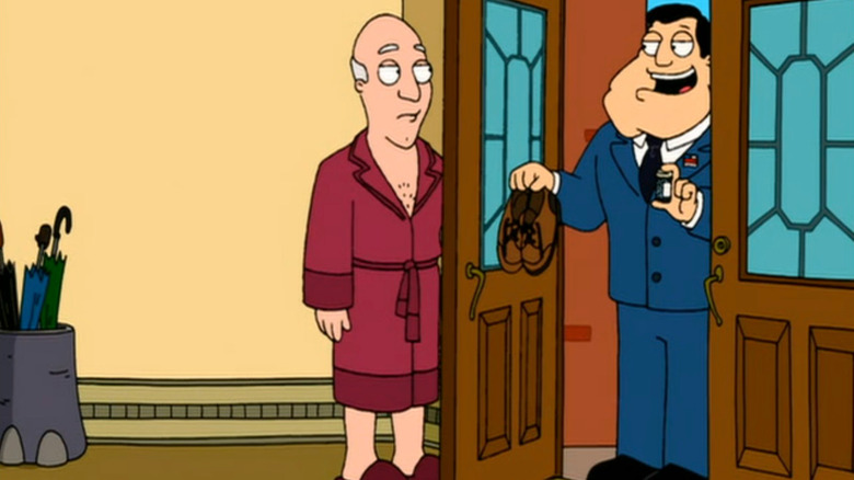 Stan dropping off pills to Bullock in American Dad!