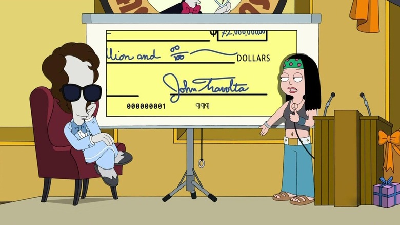 Hayley roasting Roger on American Dad!