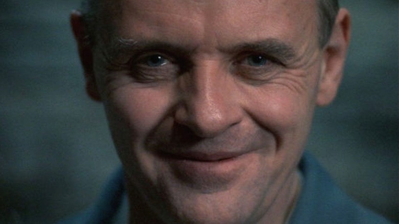 Hannibal Lecter smiles at his visitors