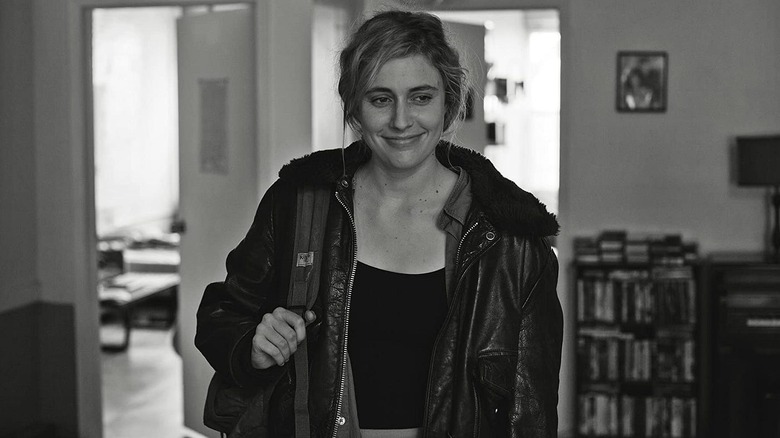 Greta Gerwig as Frances smiling in Frances Ha