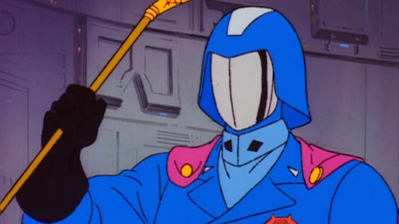 Cobra Commander holding a staff in G.I. Joe: A Real American Hero
