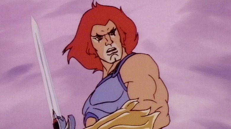 Lion-O holding the Sword of Omens in ThunderCats