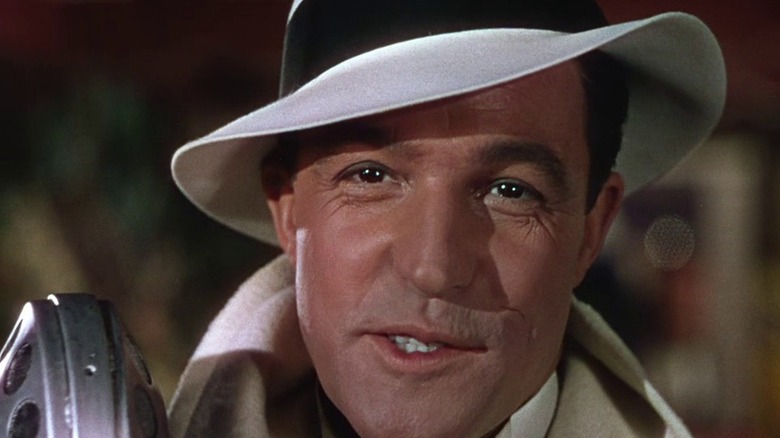 Donald Lockwood (Gene Kelly) sings in Singin' In The Rain